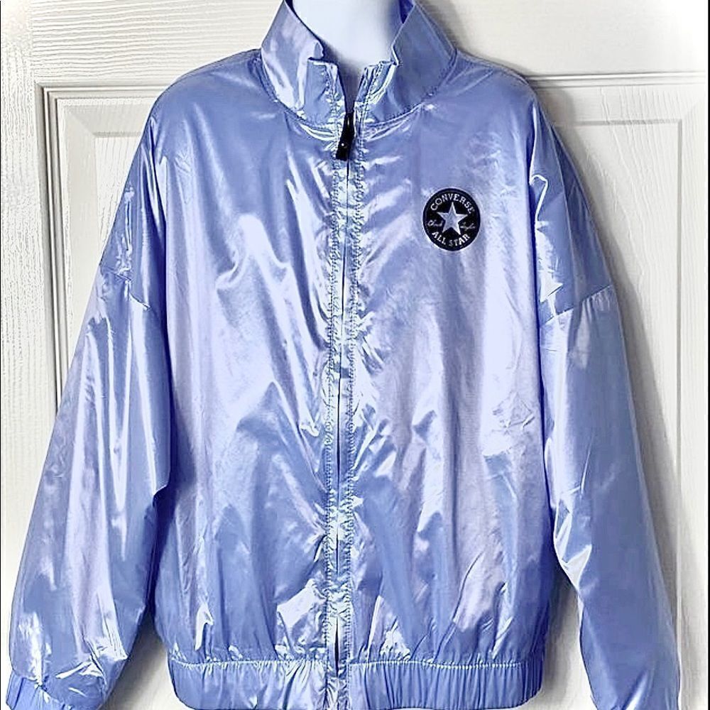 CONVERSE Girls Taffeta Bomber Lightweight Jacket